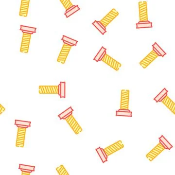 Scratch cat accessory vector seamless pattern イラスト素材