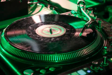 Scratch dj setup Stock Photos