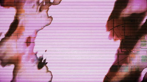 Scratch Noise Defects and Artifacts Glitches Screen Flickering Background Stock Footage 118936076