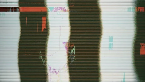 Scratch Noise Defects And Artifacts Glitches Screen Flickering Background Stock Footage 123089974