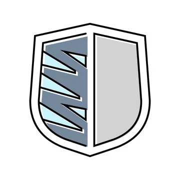 Scratch resistant color icon vector illustration Stock Illustration