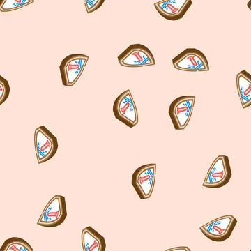 Scratch resistant isometric icon seamless pattern Stock Illustration