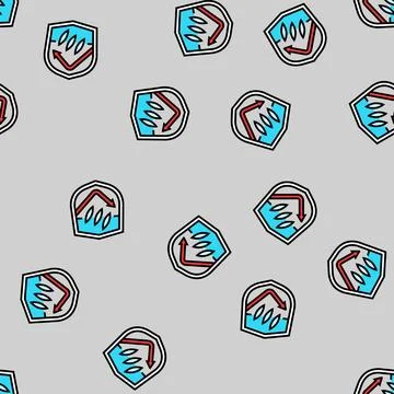 Scratch resistant vector seamless pattern Stock Illustration