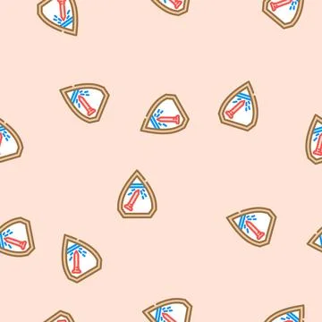Scratch resistant vector seamless pattern Stock Illustration