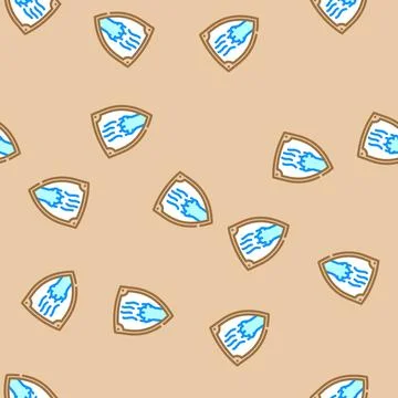 Scratch resistant vector seamless pattern Illustrazione stock