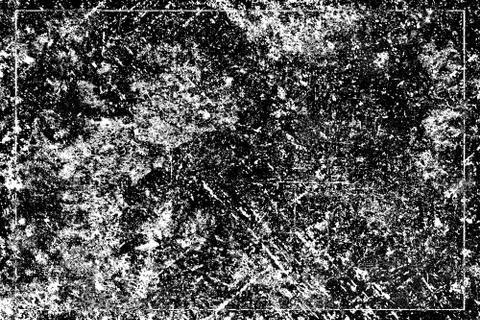 Scratch texture black on white background Foto stock