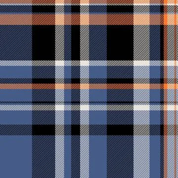 Scratch vector fabric plaid, mockup textile seamless texture. Latin tartan .. Stock Illustration