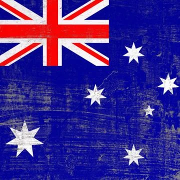 Scratched Australia flag Stock Illustration