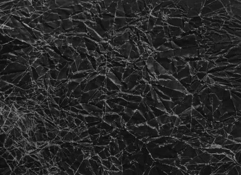 Scratched black paper, texture Stock Photos