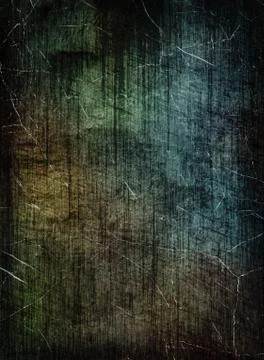 Scratched dark grunge texture as abstract background. Illustrazione stock