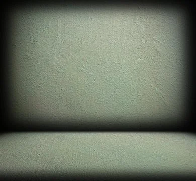 Scratched green interior backdrop Stock Photos