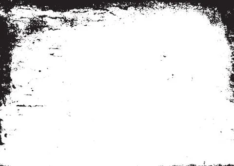 Scratched Gritty Grunge Background Texture Vector. Dust Overlay Distress Grainy Stock Illustration