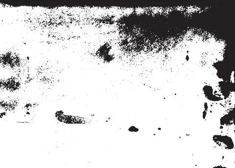Scratched Gritty Grunge Background Texture Vector. Dust Overlay Distress Grainy Stock Illustration