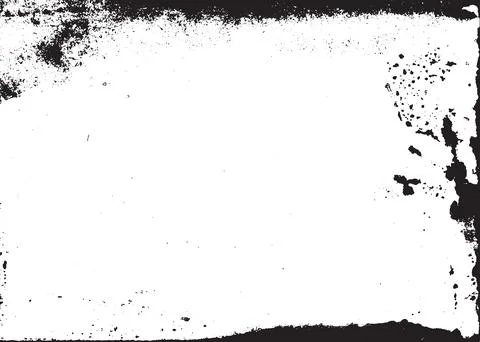 Scratched Gritty Grunge Background Texture Vector. Dust Overlay Distress Grainy Stock Illustration