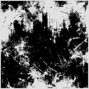 Scratched grungy texture background with rough cracked grunge texture Stock Illustration