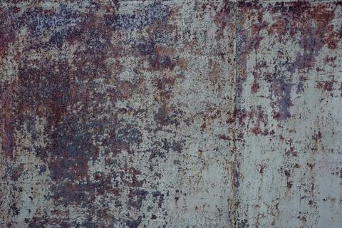 Scratched Metal Grunge Surface.  Pattern and texture of old dried paint Stock Photos