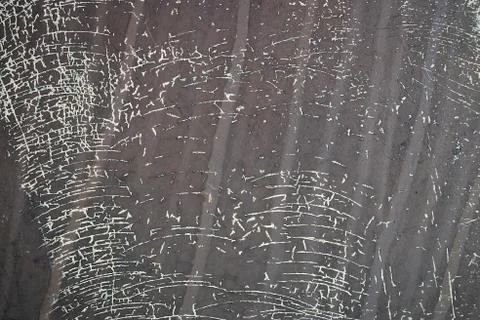 Scratched metal surface pattern Stock Photos