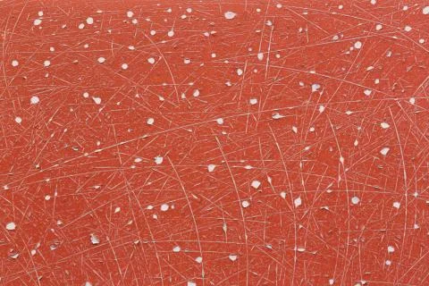 Scratched red painted texture Stock Photos