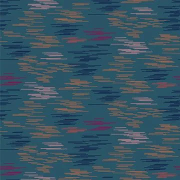 Scratched seamless vector pattern. Fiber stroke lines texture. Illustrazione stock