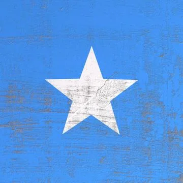 Scratched Somalia flag Stock Illustration