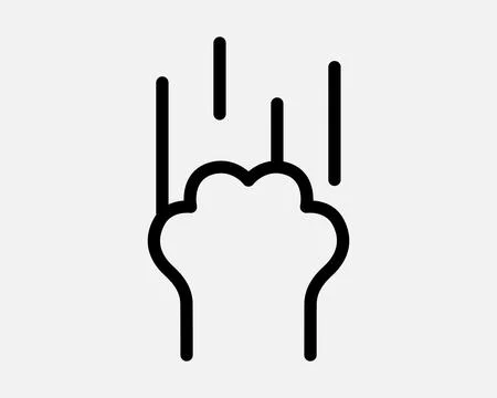 Scratched surface icon. Scratch resistant sign. Broken screen symbol. Stock Illustration