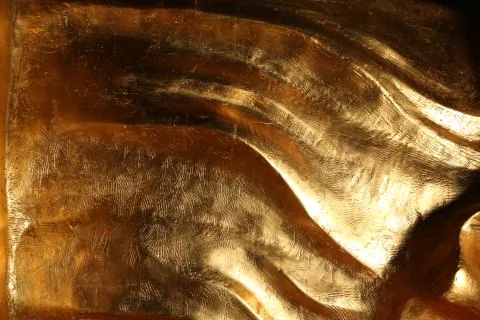 Scratched texture of gold Stock Photos