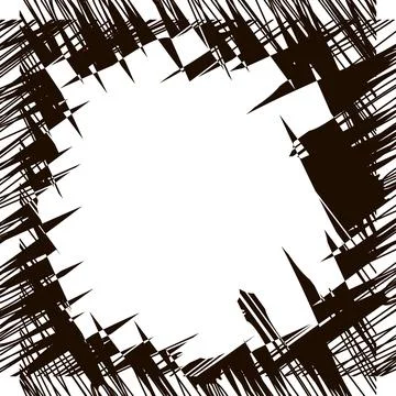 Scratched texture. Grunge texture. The background is black and white. Vector Illustrazione stock