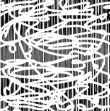 Scratched texture. Grunge texture. The background is black and white. Vector Stock Illustration