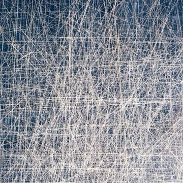 Scratched texture: straight white lines Stock Illustration