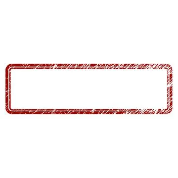 Scratched Textured Double Rounded Rectangle Frame 스톡 일러스트