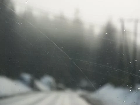 Scratched window background for copy Stock Photos