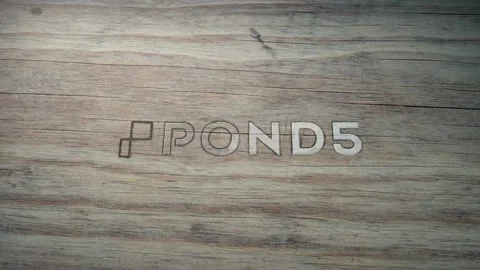 Scratched Wood Logo Reveal Stock After Effects