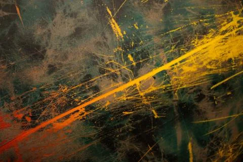 Scratches On Painted Surface Stock Photos