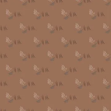 Scratches seamless pattern. Grunge texture. Old design. Stock Illustration