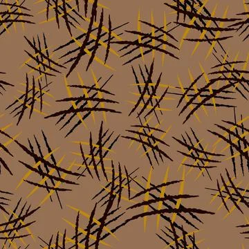 Scratches seamless pattern. Grunge texture. Horror design. Stock Illustration