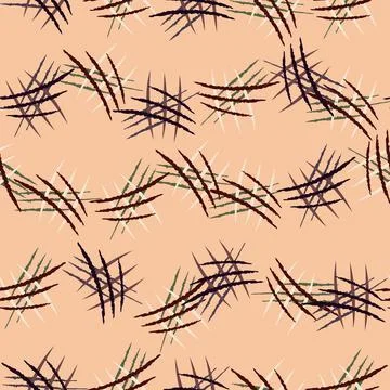 Scratches seamless pattern. Grunge texture. Horror design. 스톡 일러스트