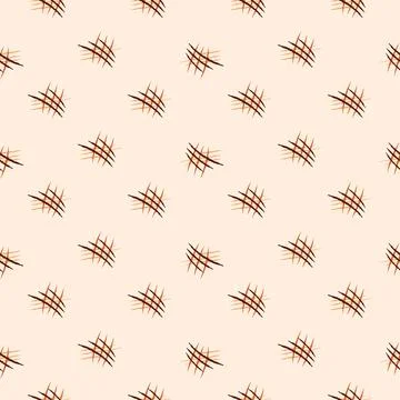 Scratches seamless pattern. Grunge texture. Horror design. Stock Illustration