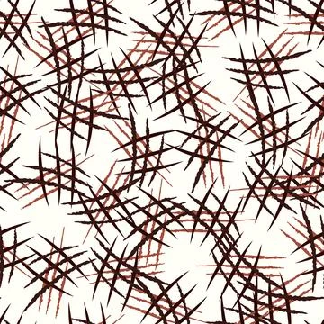 Scratches seamless pattern. Grunge texture. Horror design. Stock Illustration