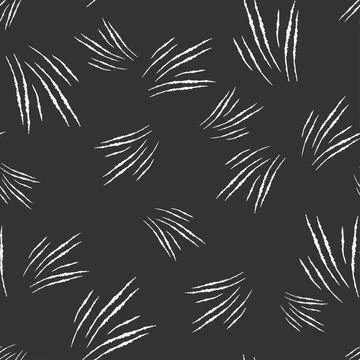 Scratches of seamless pattern. Hand drawn horror background. Stock Illustration