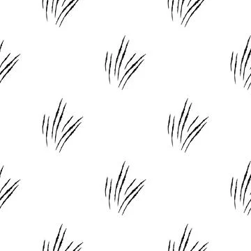 Scratches of seamless pattern. Hand drawn horror background. Stock Illustration
