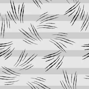 Scratches of seamless pattern. Hand drawn horror background. Stock Illustration
