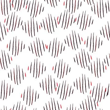 Scratches of seamless pattern. Hand drawn horror background. Stock Illustration