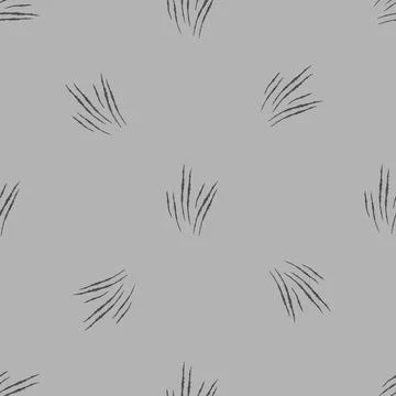 Scratches of seamless pattern. Hand drawn horror background. Stock Illustration