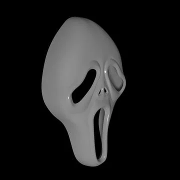 3D Model: Scream Mask ~ Buy Now #207778647 | Pond5