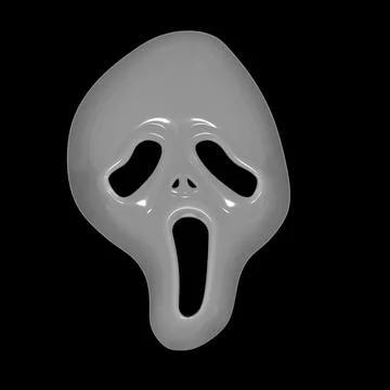 3D Model: Scream Mask ~ Buy Now #207778647 | Pond5