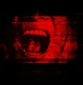 Scream As You Can Stock Illustration