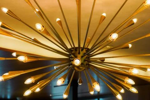 Screaming of chandeliers Stock Photos