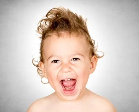 Screaming child Stock Photos