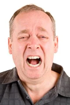 Screaming for help Stock Photos