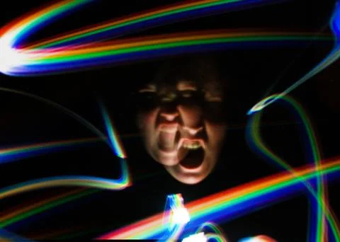 Screaming Rainbow Stock Photos